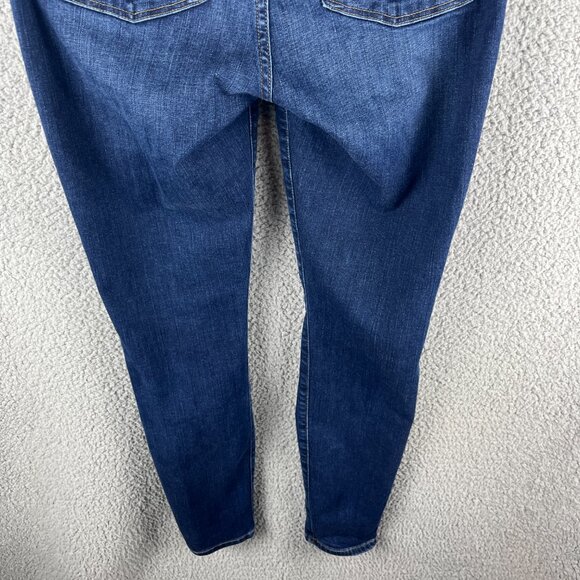 Madewell Medium Wash Buttonfly 9" High-Rise Skinny Blue Denim Jeans Size 28‎ - Picture 13 of 15